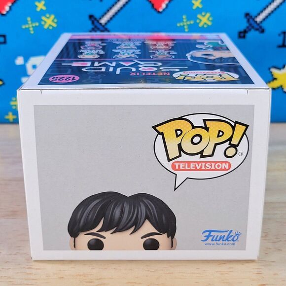Funko PoP Television Squid Game Player 218: Cho Sang-Woo #1225 Vinyl + Protector - Picture 5 of 9